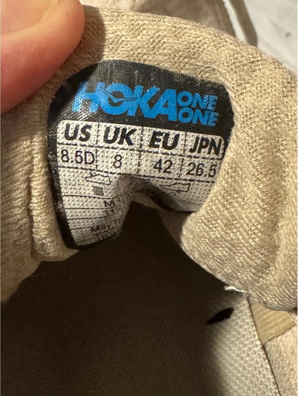 Hoka Clifton 9 Running Shoes - Cream/White - Men's US 8.5D / EU 42 [COPY]
